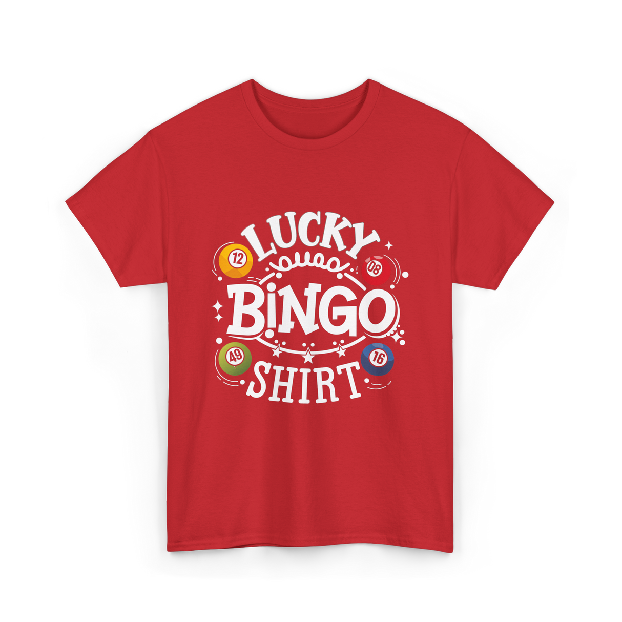 Lucky Bingo T-Shirt - Red