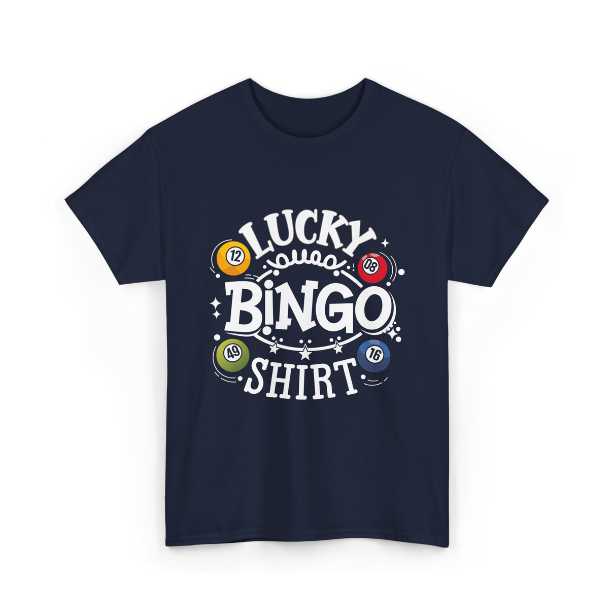 Lucky Bingo T-Shirt - Navy