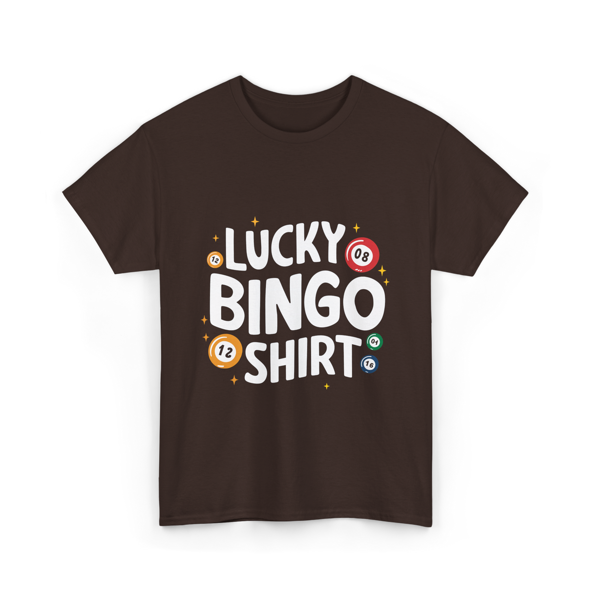 Lucky Bingo T-Shirt - Dark Chocolate