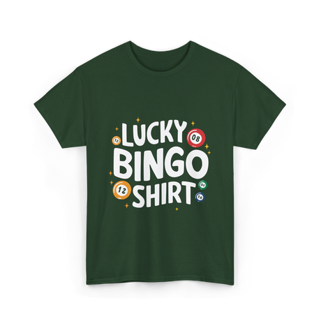 Lucky Bingo T-Shirt - Forest Green