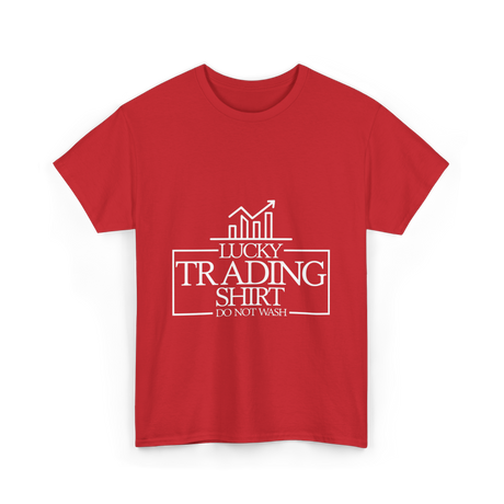 Lucky Trading Shirt Trading T-Shirt - Red