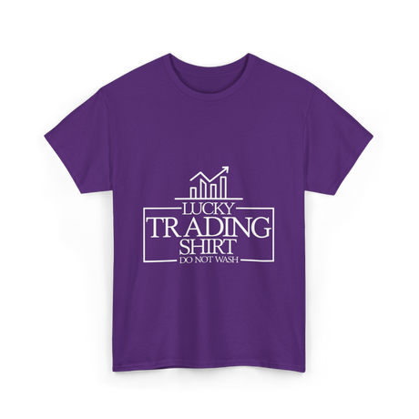 Lucky Trading Shirt Trading T-Shirt - Purple