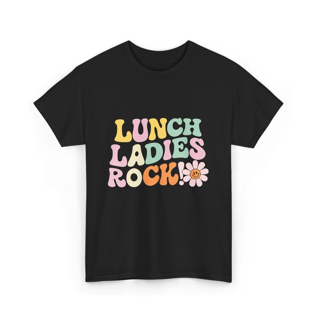 Lunch Ladies Rock Cafeteria Crew T-Shirt - Black