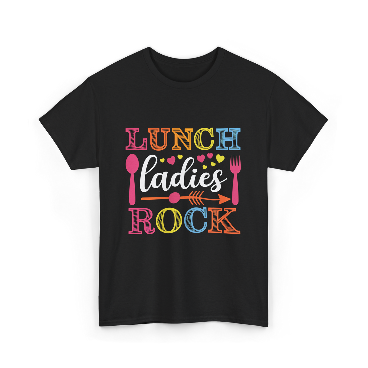 Lunch Ladies Rock Lunch Ladies T-Shirt - Black