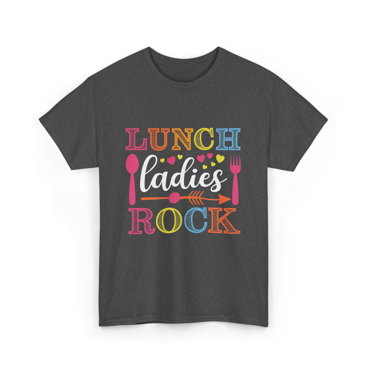 Lunch Ladies Rock Lunch Ladies T-Shirt - Dark Heather