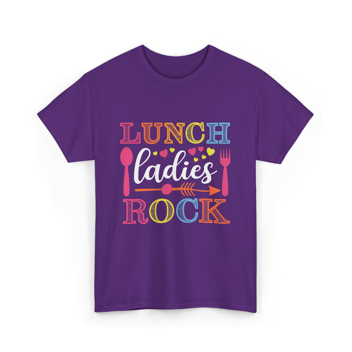 Lunch Ladies Rock Lunch Ladies T-Shirt - Purple