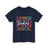 Lunch Ladies Rock Lunch Ladies T-Shirt - Navy