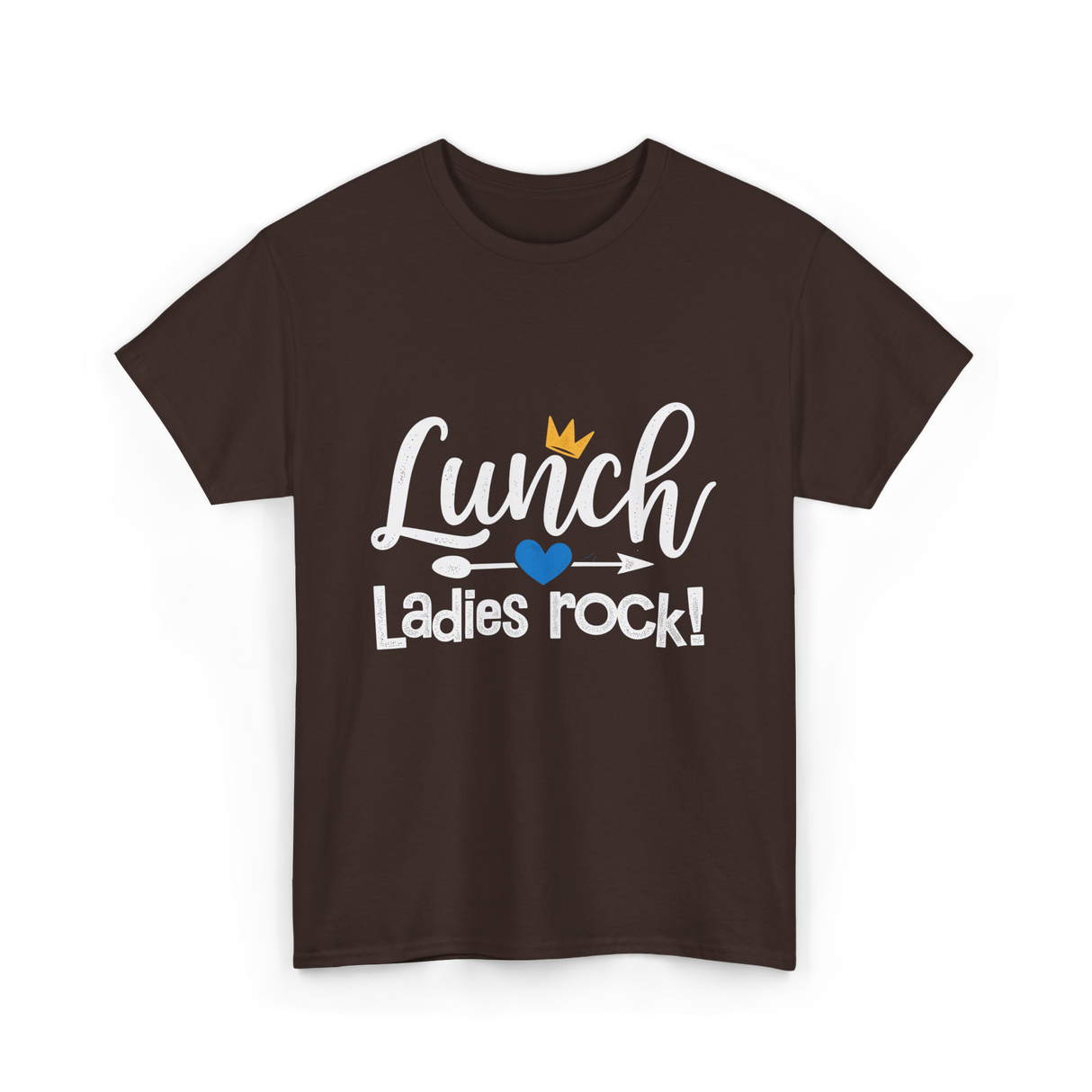 Lunch Ladies Rock Lunch Lady T-Shirt - Dark Chocolate