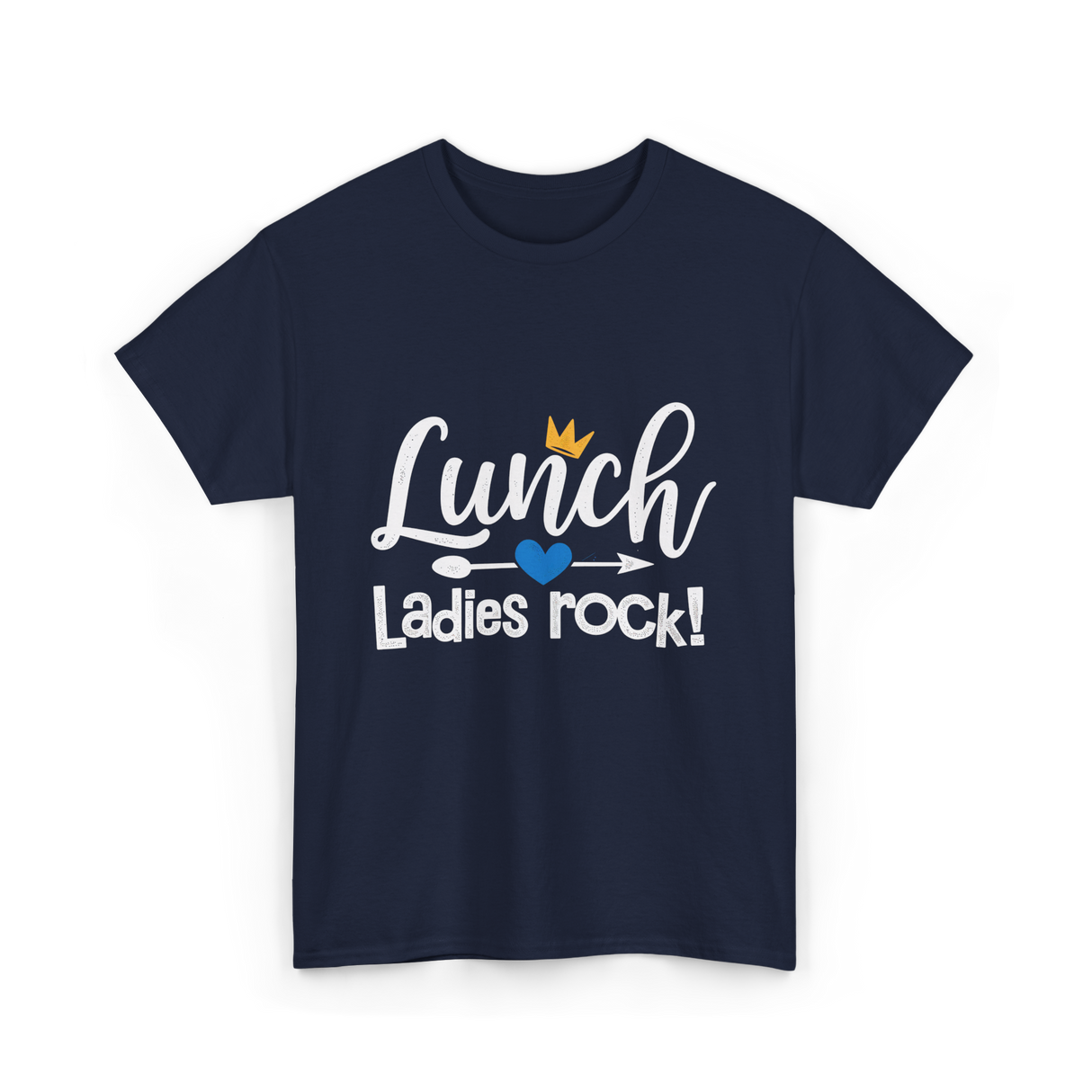 Lunch Ladies Rock Lunch Lady T-Shirt - Navy