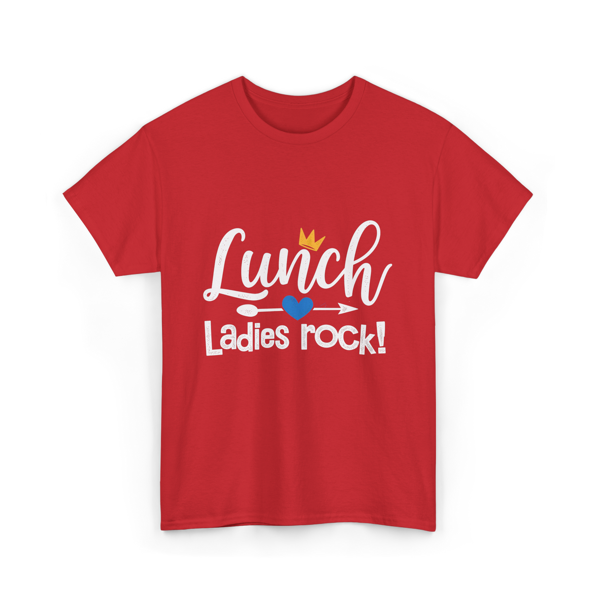 Lunch Ladies Rock Lunch Lady T-Shirt - Red