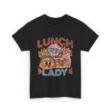 Lunch Lady Cafeteria Food T-Shirt - Black