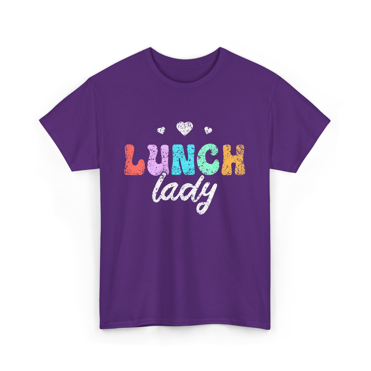 Lunch Lady Cafeteria Worker T-Shirt - Purple