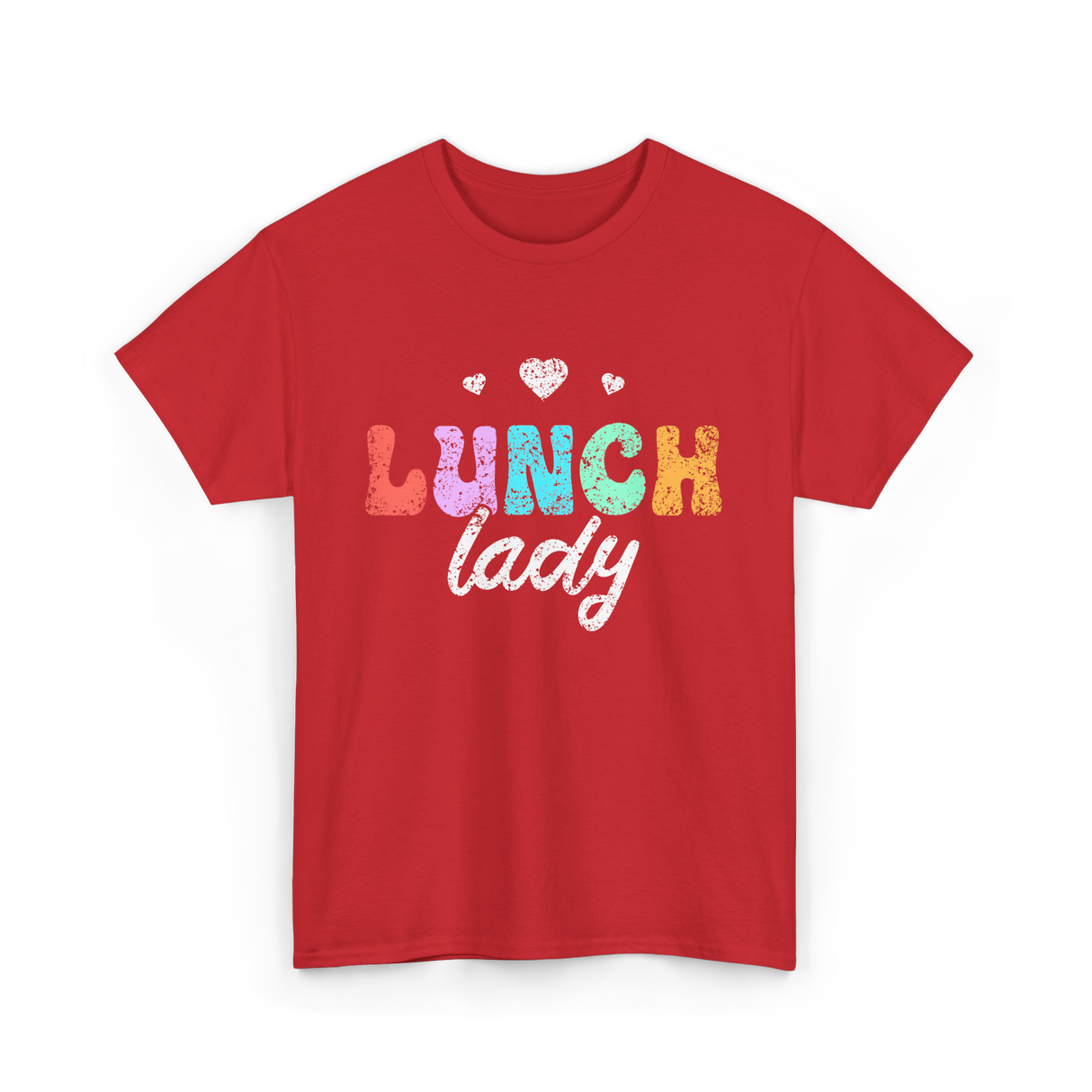 Lunch Lady Cafeteria Worker T-Shirt - Red