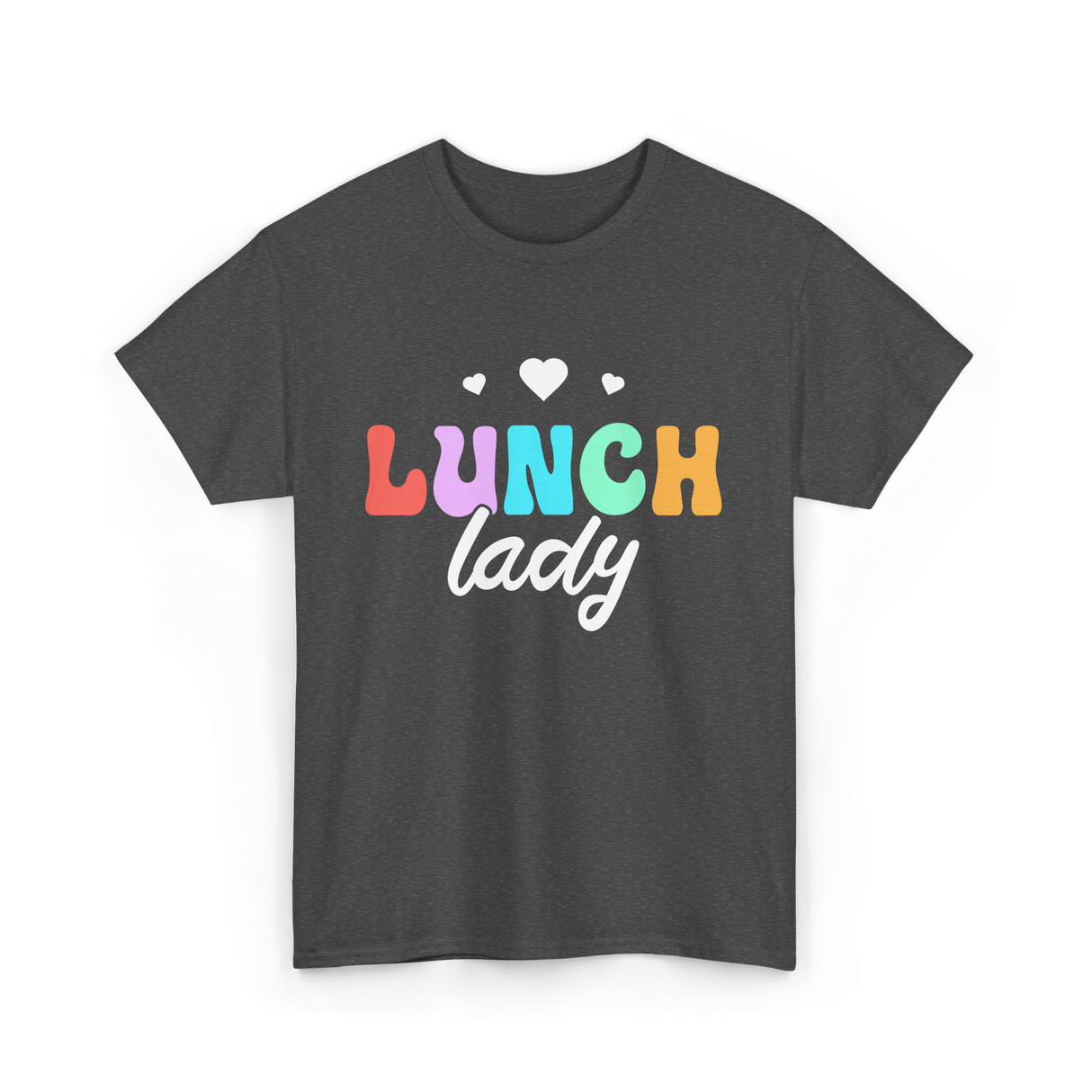 Lunch Lady Lunchroom School Cafeteria T-Shirt - Dark Heather