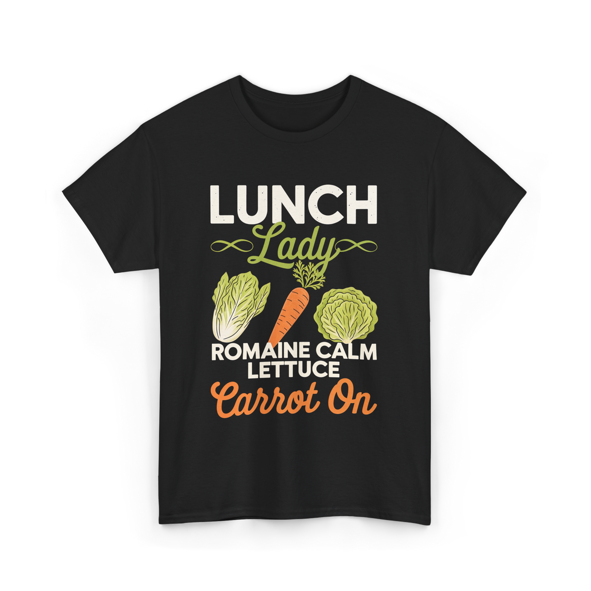 Lunch Lady Romaine Calm T-Shirt - Black