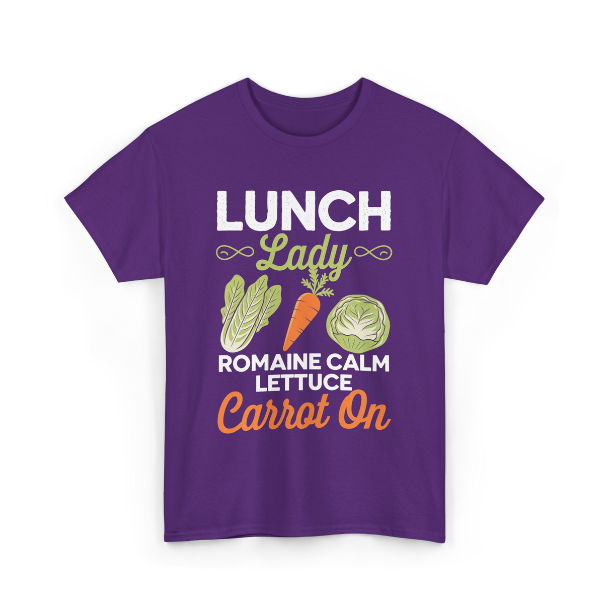 Lunch Lady Romaine Calm T-Shirt - Purple