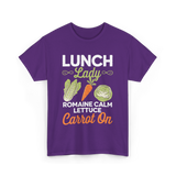 Lunch Lady Romaine Calm T-Shirt - Purple