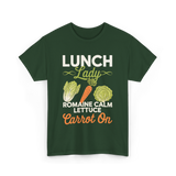 Lunch Lady Romaine Calm T-Shirt - Forest Green