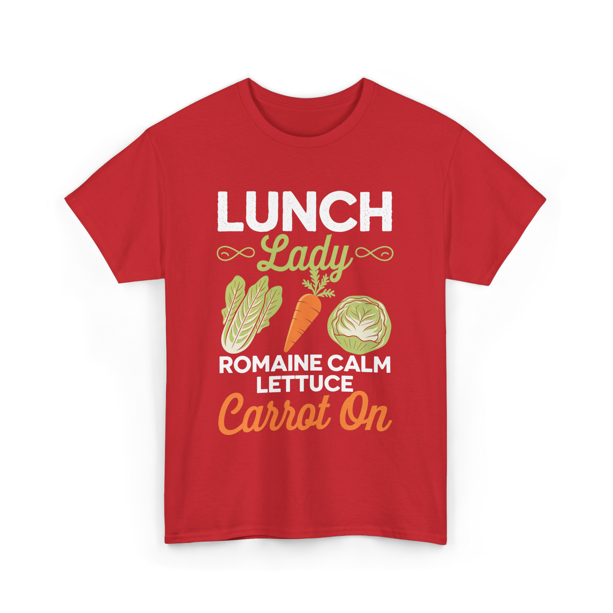 Lunch Lady Romaine Calm T-Shirt - Red