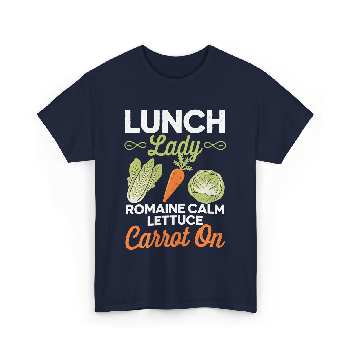 Lunch Lady Romaine Calm T-Shirt - Navy