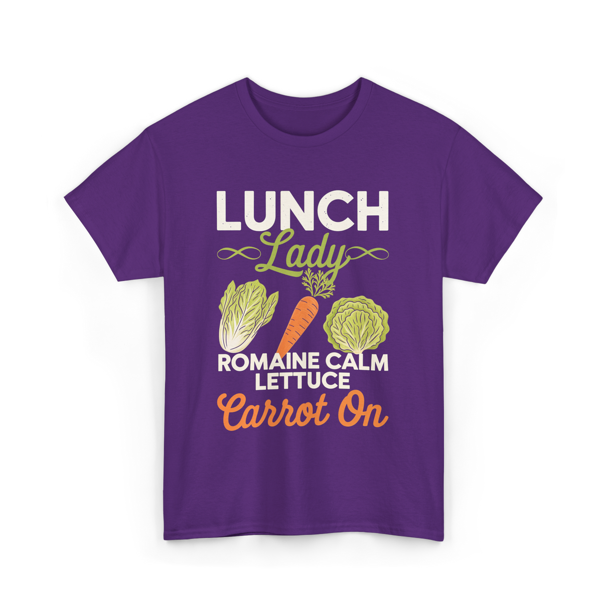 Lunch Lady Romaine Calm T-Shirt - Purple