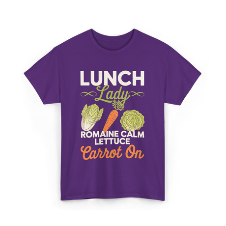 Lunch Lady Romaine Calm T-Shirt - Purple