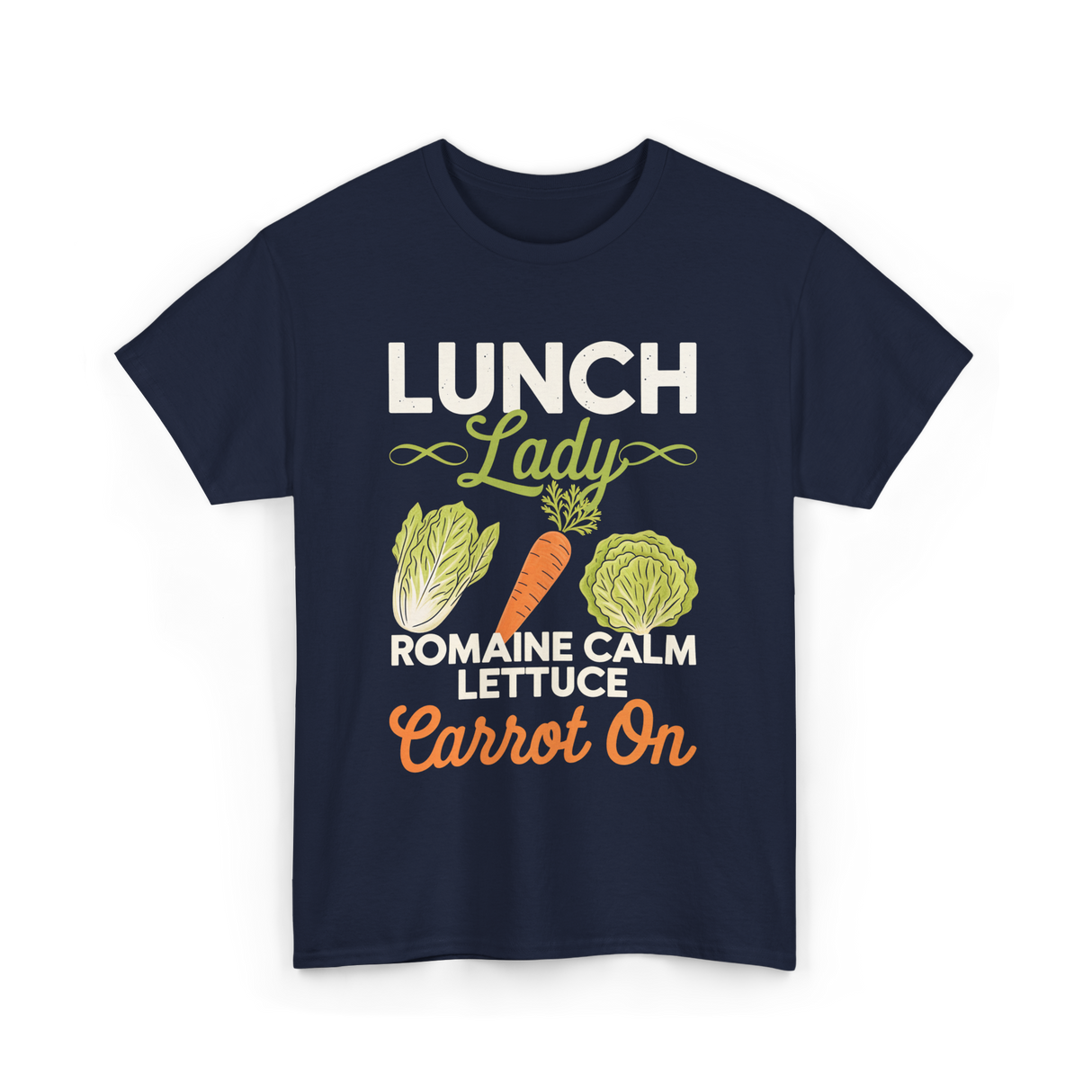 Lunch Lady Romaine Calm T-Shirt - Navy