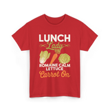 Lunch Lady Romaine Calm T-Shirt - Red