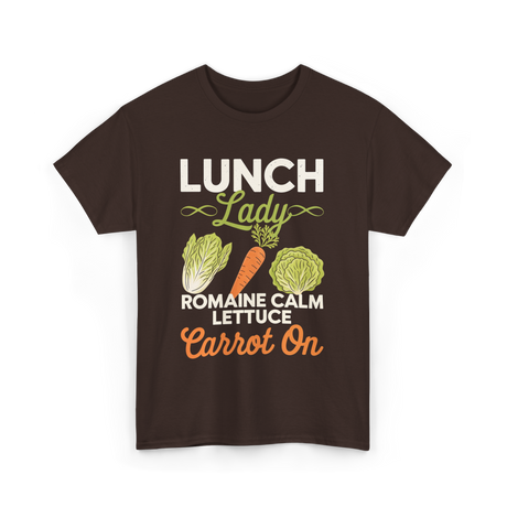 Lunch Lady Romaine Calm T-Shirt - Dark Chocolate