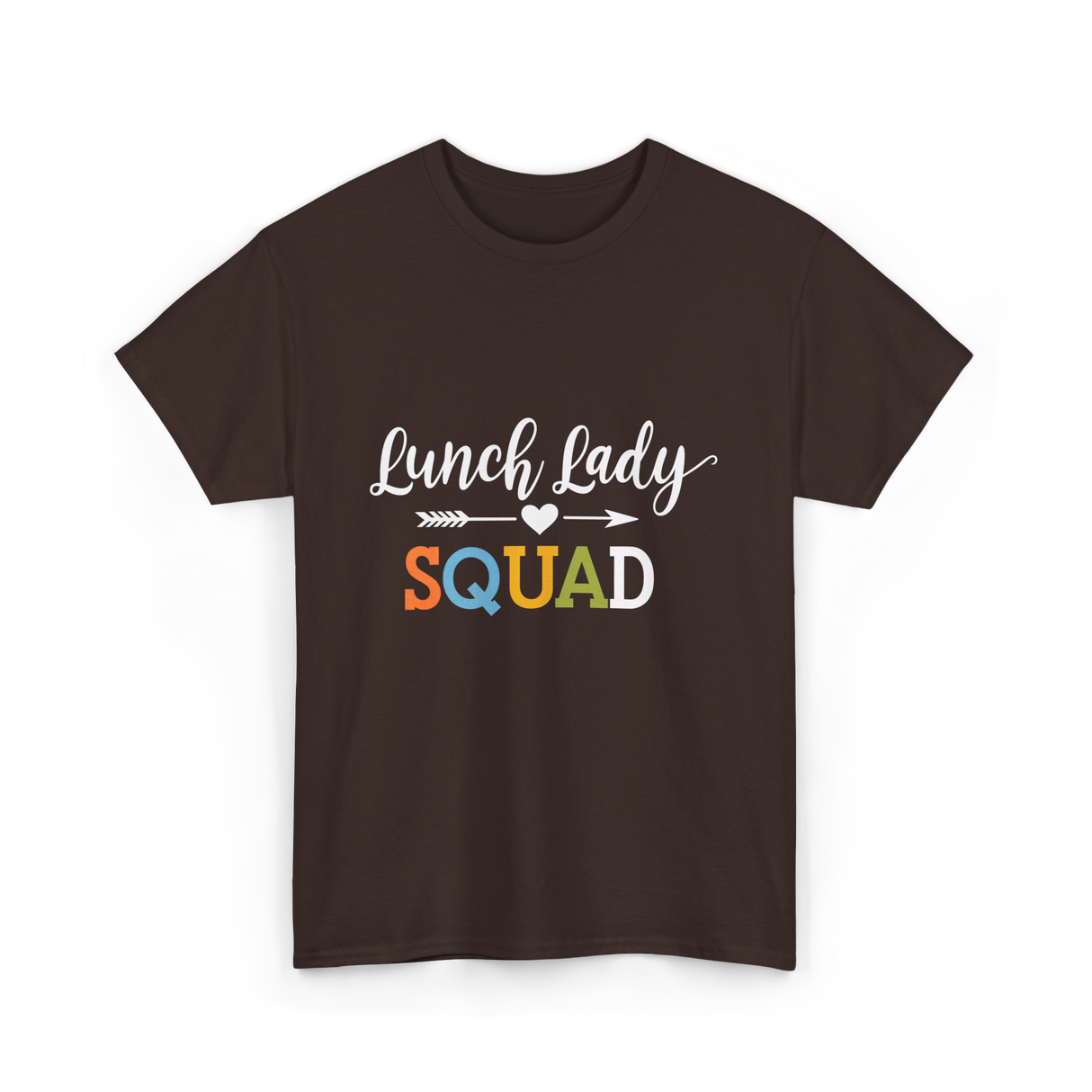 Lunch Lady Squad T-Shirt - Dark Chocolate