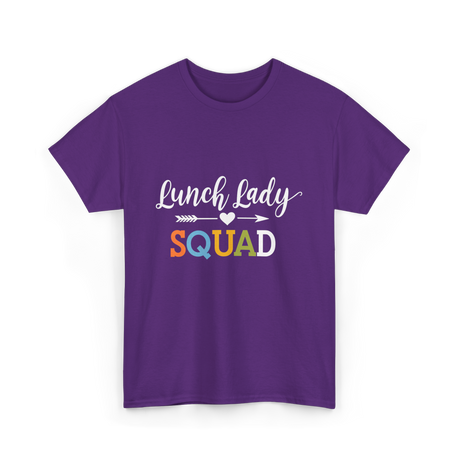 Lunch Lady Squad T-Shirt - Purple