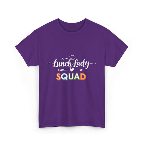 Lunch Lady Squad Team T-Shirt - Purple