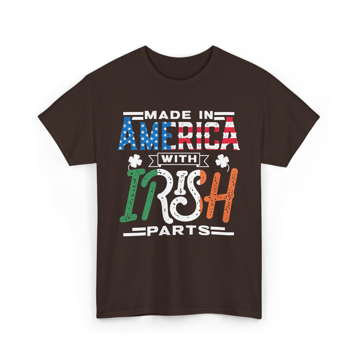 Made In America Irish Parts T-Shirt - Dark Chocolate