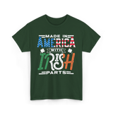 Made In America Irish Parts T-Shirt - Forest Green