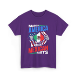 Made In America Mexican Parts T-Shirt - Purple