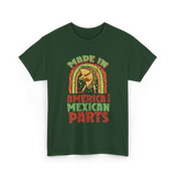 Made In America Mexican Parts T-Shirt - Forest Green