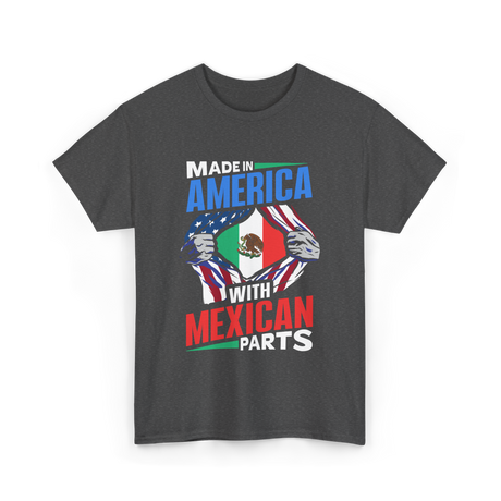 Made In America Mexican Parts T-Shirt - Dark Heather