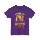 Made In America Mexican Parts T-Shirt - Purple