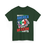 Made In America Mexican Parts T-Shirt - Forest Green