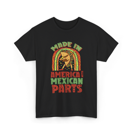 Made In America Mexican Parts T-Shirt - Black