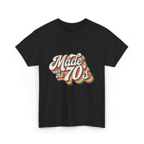 Made in the 70s Retro T-Shirt - Black