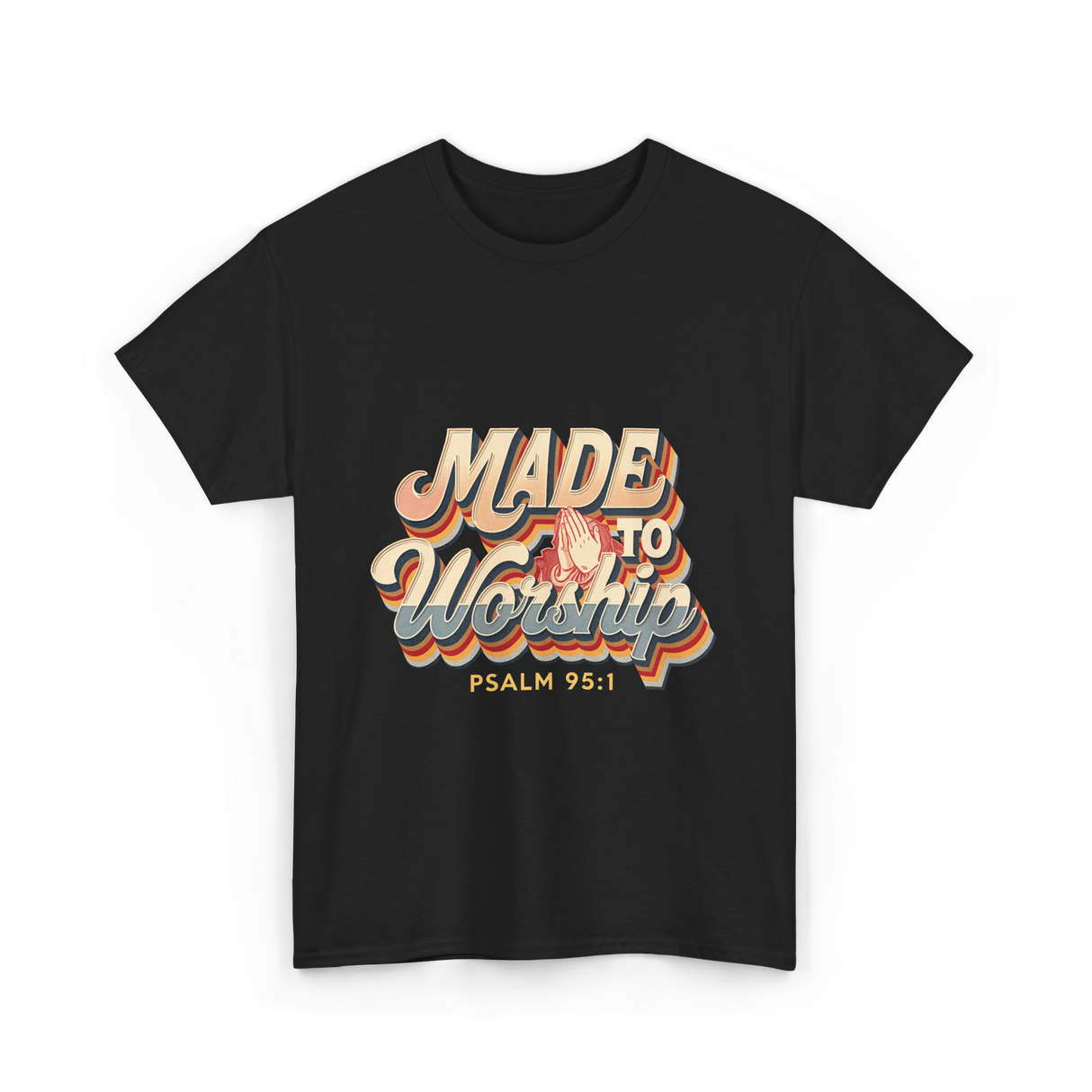 Made to Worship Psalm T-Shirt - Black