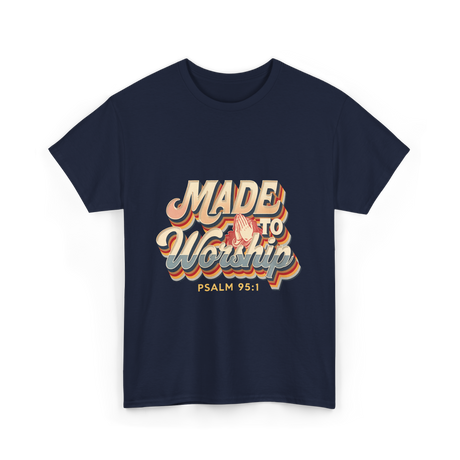 Made to Worship Psalm T-Shirt - Navy