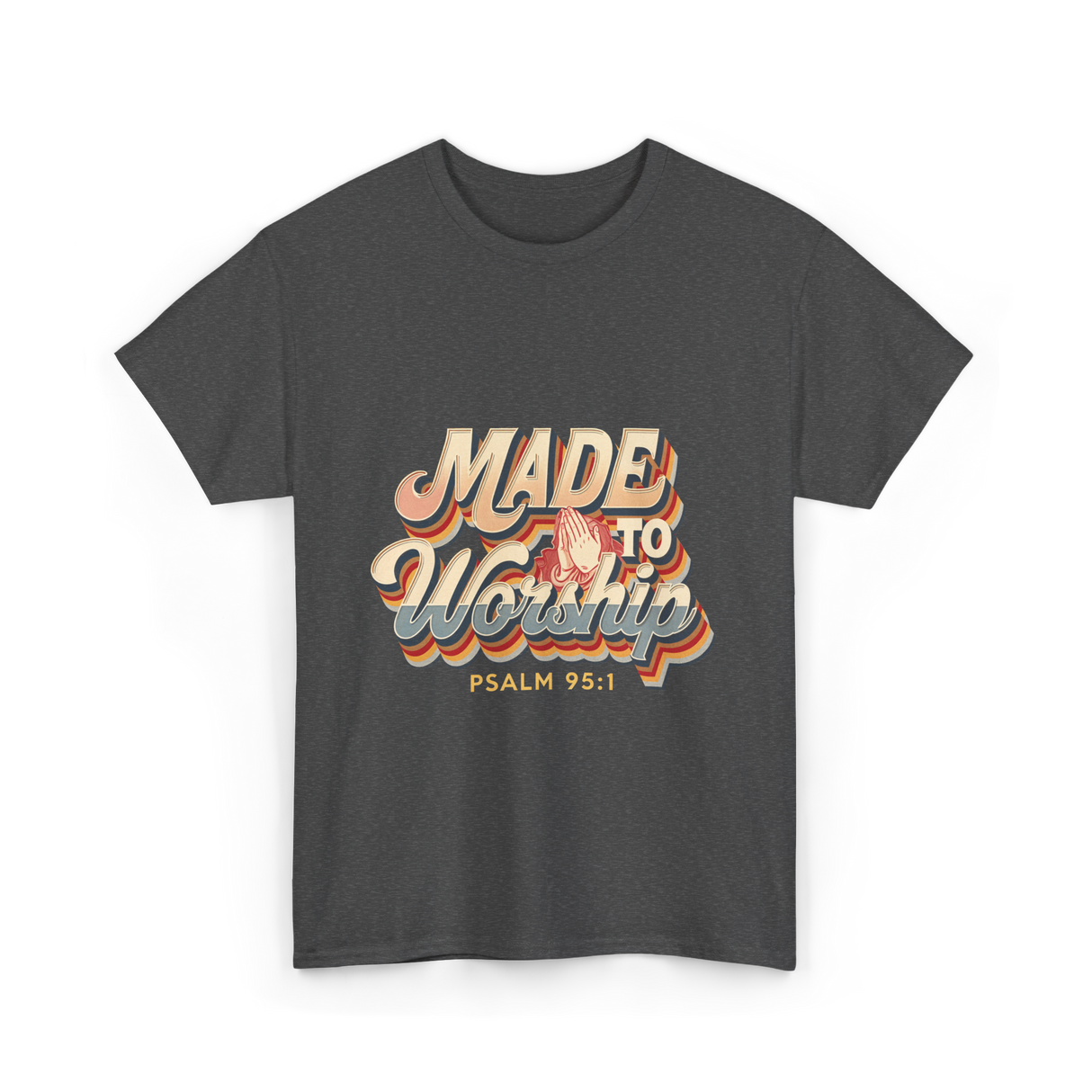 Made to Worship Psalm T-Shirt - Dark Heather