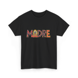 Madre Floral Mother Latino T-Shirt - Black