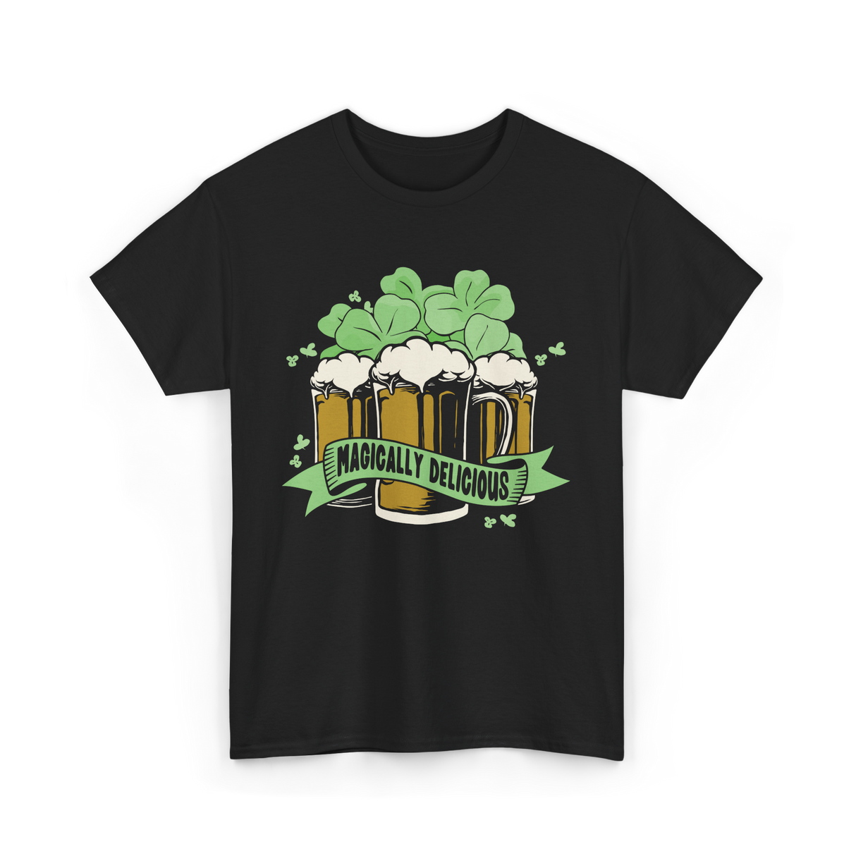 Magically Delicious Beer St. Patrick's T-Shirt - Black