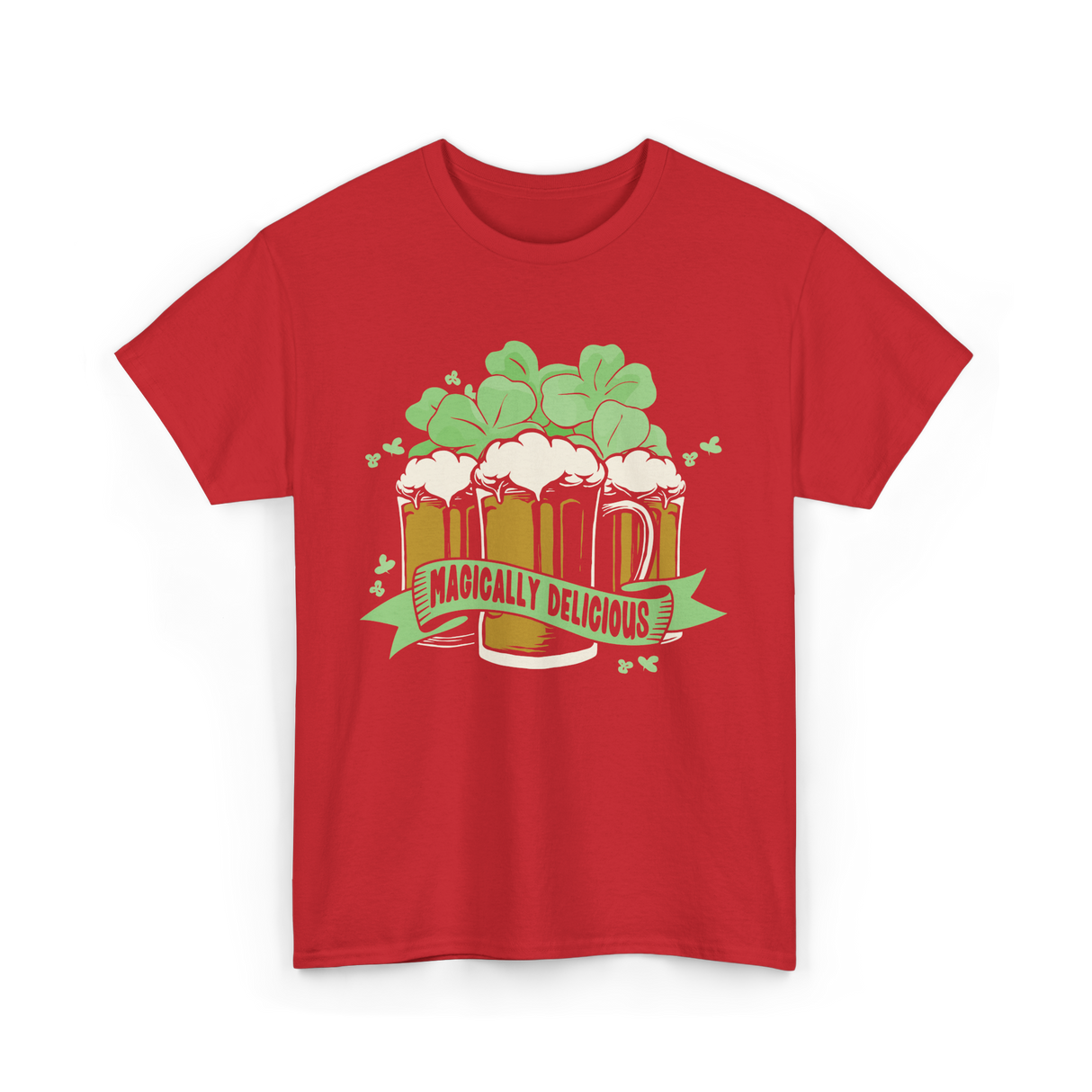 Magically Delicious Beer St. Patrick's T-Shirt - Red