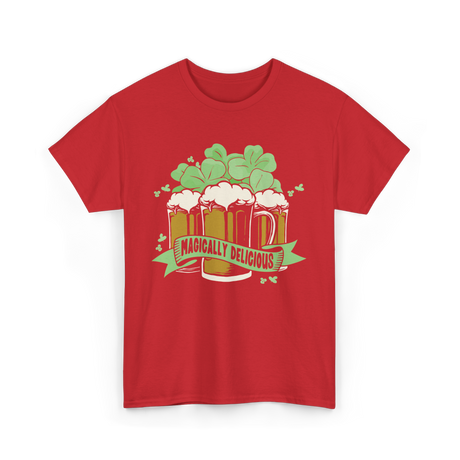 Magically Delicious Beer St. Patrick's T-Shirt - Red