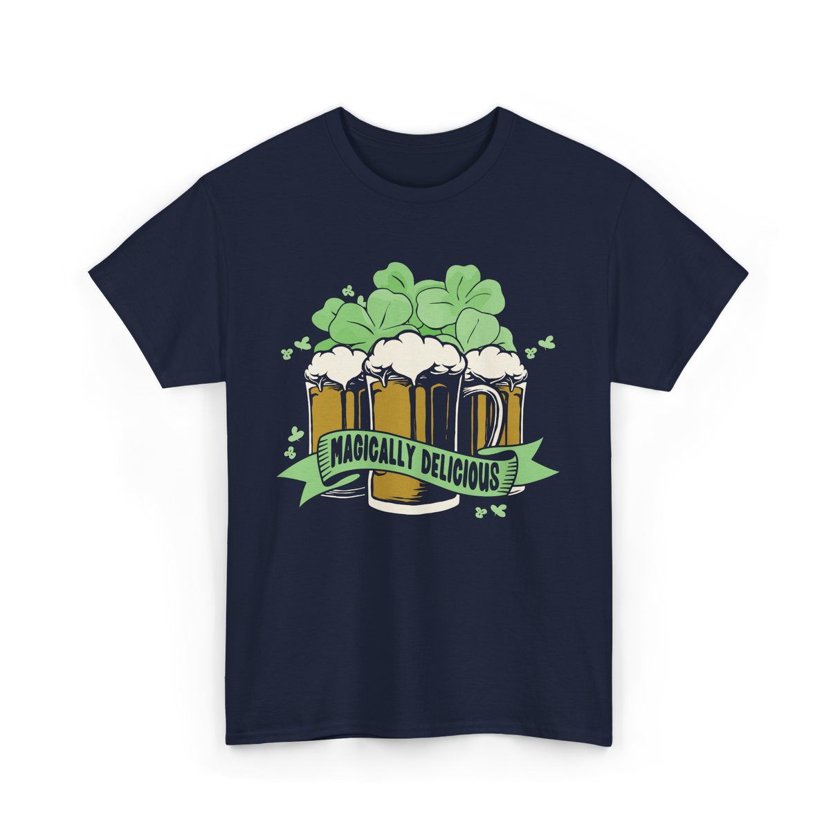 Magically Delicious Beer St. Patrick's T-Shirt - Navy