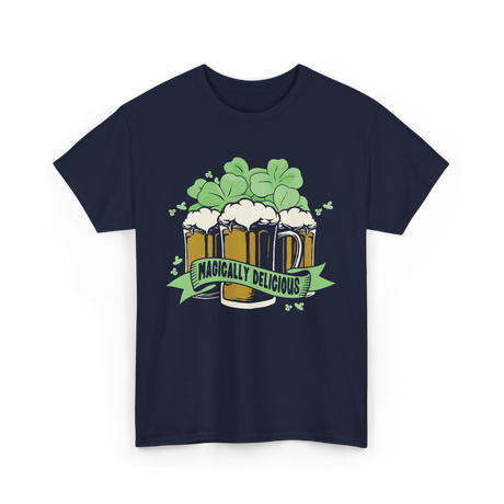 Magically Delicious Beer St. Patrick's T-Shirt - Navy